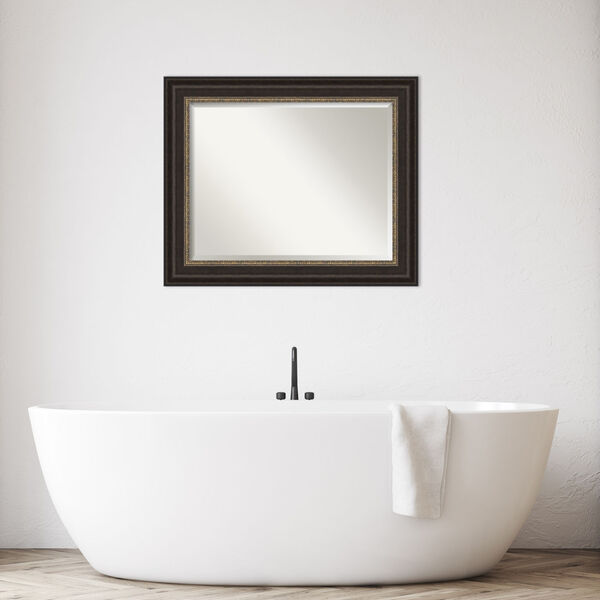Bronze 34W X 28H-Inch Bathroom Vanity Wall Mirror, image 3