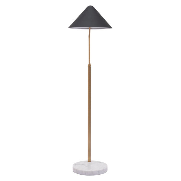 Pike Black One-Light Floor Lamp, image 5