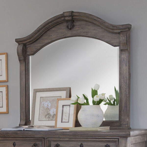 Heirloom Rustic Charcoal Rustic Charcoal Dresser with Mirror, image 3