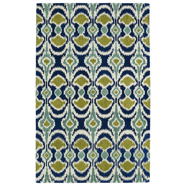 Global Inspirations Blue Hand-Tufted 9Ft. x 12Ft. Rectangle Rug, image 1