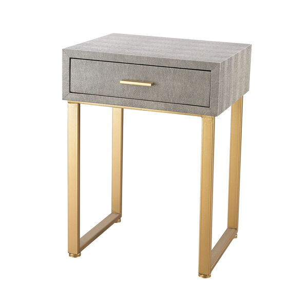 Beaufort Gold Grey Accent Table, image 1