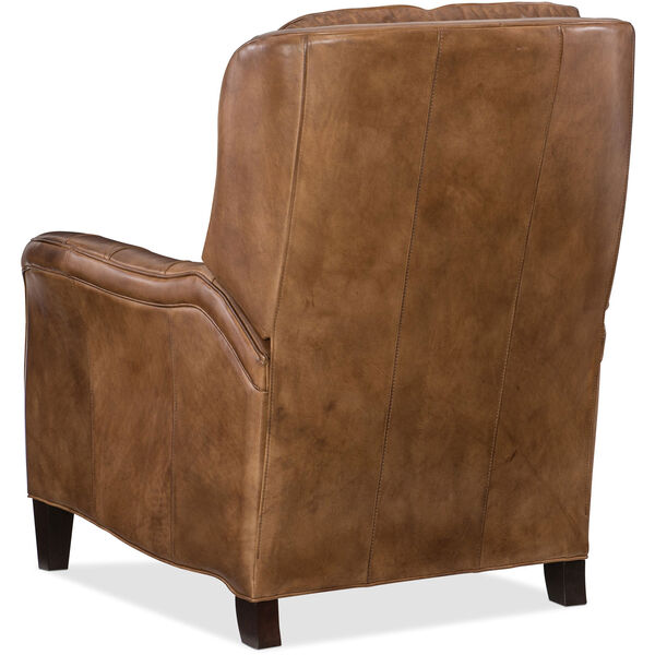 Nolte Brown Leather Recliner, image 2