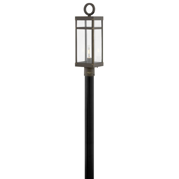 Porter Oil Rubbed Bronze One-Light Outdoor Post Mount, image 1