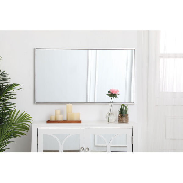 Eternity Silver 20-Inch Rectangular Mirror with Metal Frame, image 6