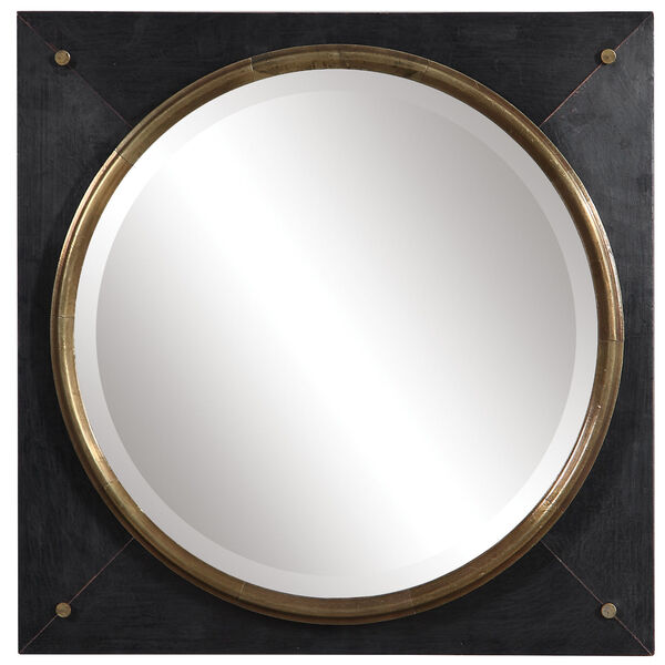 Tobiah Solid Wood Square Mirror, image 2