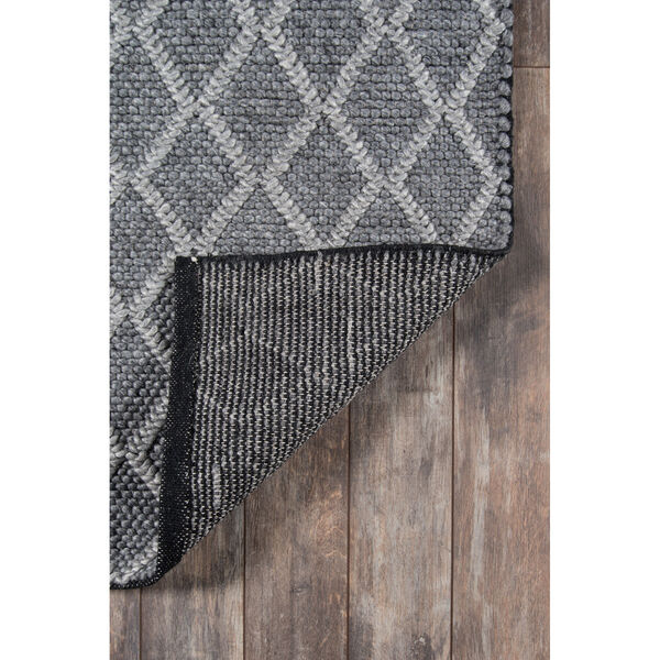 Andes Trellis Geometric Charcoal Rectangular: 8 Ft. 9 In. x 11 Ft. 9 In. Rug, image 6