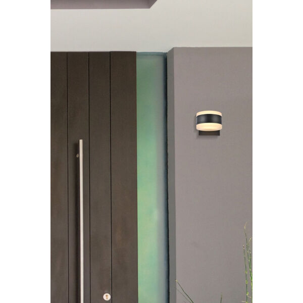 Raine Black 730 Lumens 16-Light LED Outdoor Wall Sconce, image 6