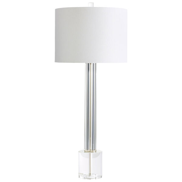 Quantom Clear One-Light Table Lamp, image 1