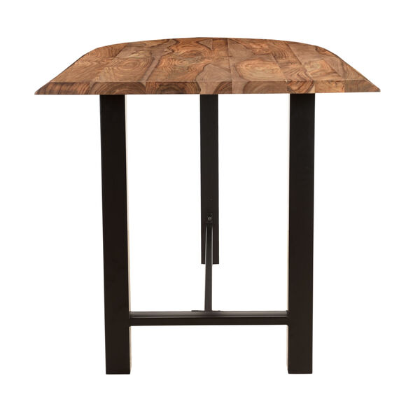 Hill Crest Brown and Black Counter Height Dining Table, image 5