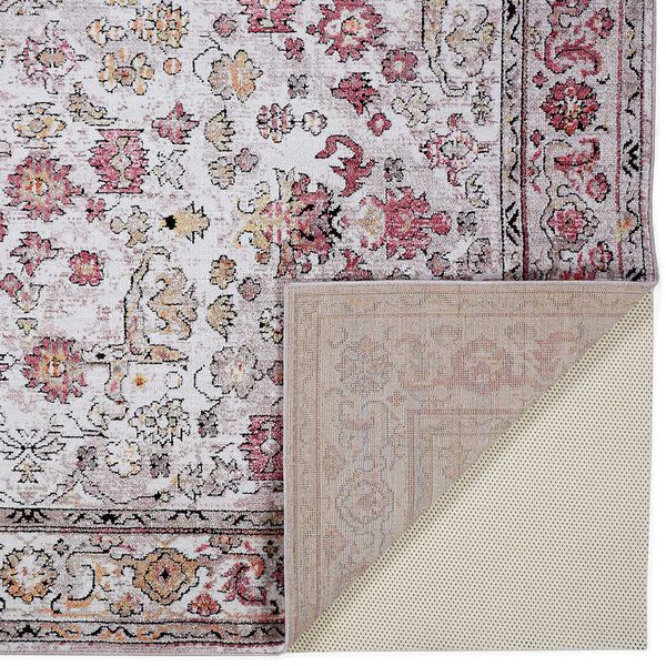 Armant Ivory Pink Gray Area Rug, image 5