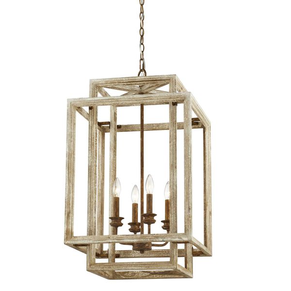 Peggy Ivory Four-Light Chandelier, image 1