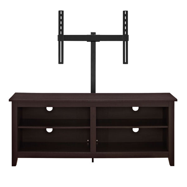 58-inch Wood TV Console with Mount- Espresso, image 4