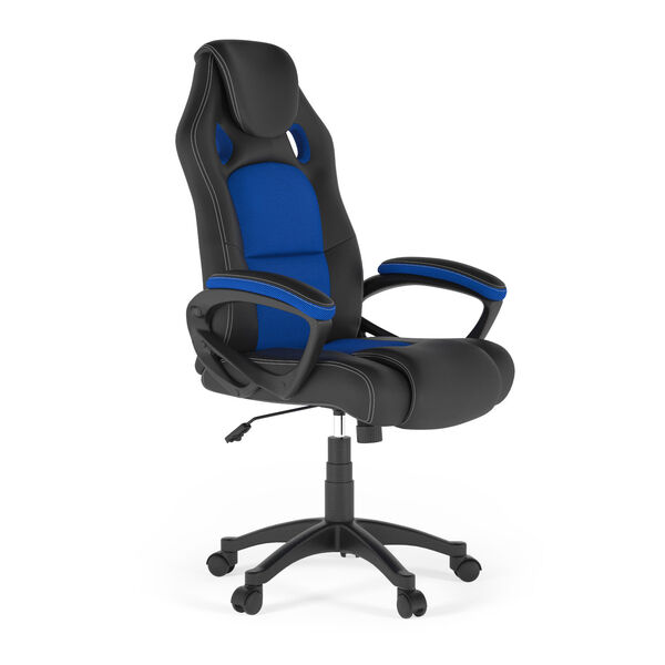 Stanton Blue High Back Gaming Task Chair with Vegan Leather, image 3
