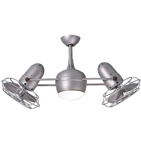 Dagny LK Brushed Nickel Rotational Ceiling Fan with LED Light Kit and Metal Blades, image 4