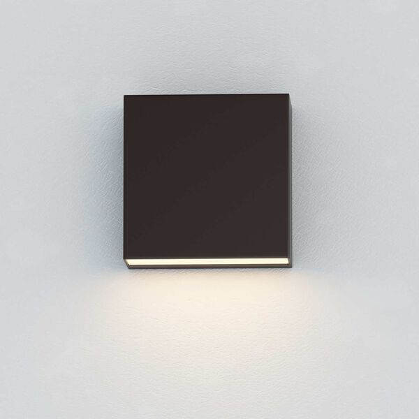 Cubed Black LED Outdoor Wall Mount, image 3