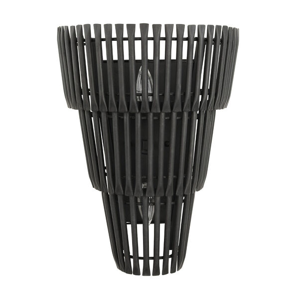 Apollo Carbon Two-Light Wall Sconce, image 4