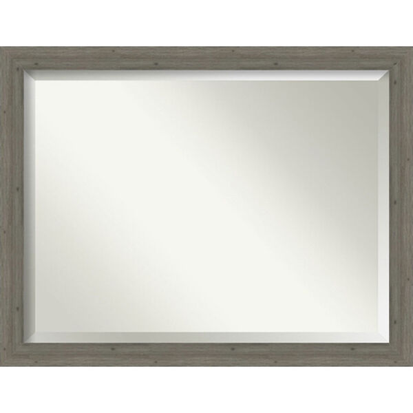 Fencepost Gray Bathroom Wall Mirror, image 1
