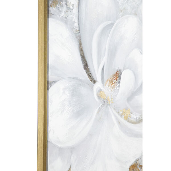 White Flower Canvas Wall Art, 40-Inch x 40-Inch, image 5
