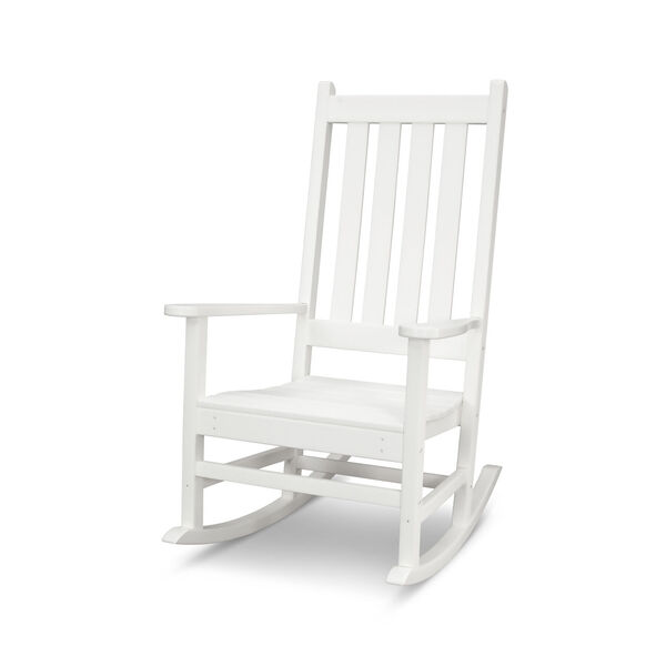 Vineyard White Porch Rocking Chair, image 2