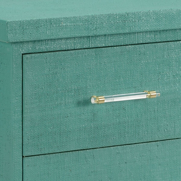 Shayla Copas Teal Green and Clear Chest, image 2