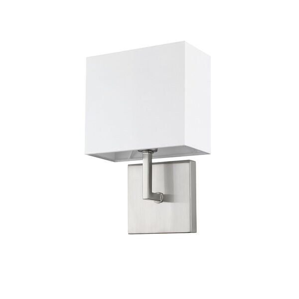 Saxon Brushed Nickel One-Light Wall Sconce, image 6