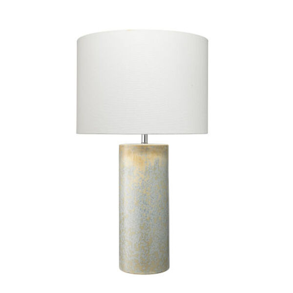 Leighton Seafoam and Cream Reactive Glaze One-Light Table Lamp, image 1