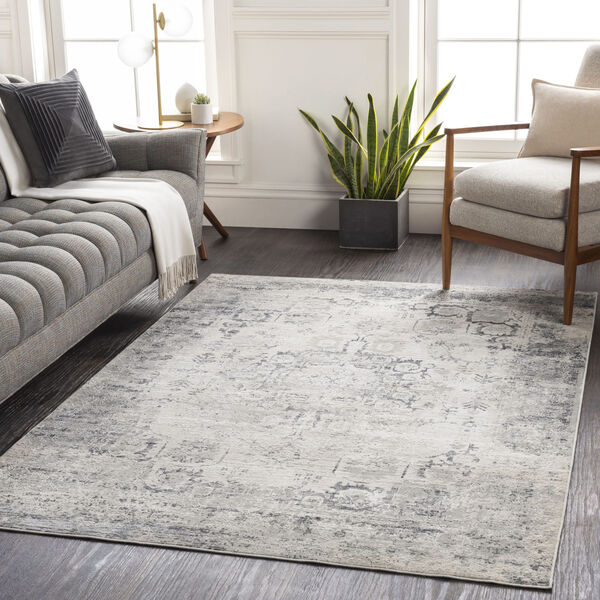 Aisha Medium Gray Rectangle 5 Ft. 3 In. x 7 Ft. 3 In. Rugs, image 3