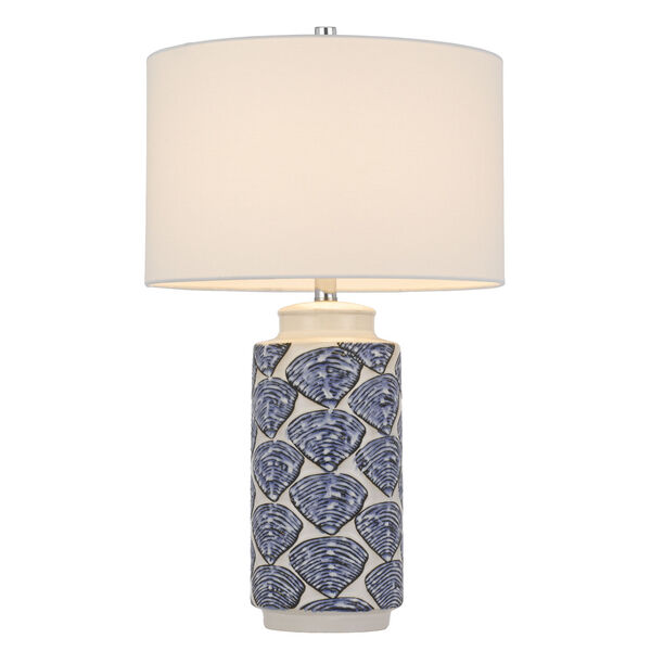 Cambiago Shell and Blue One-Light Table Lamp, image 6