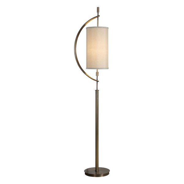 Balaour Antique Brass Floor Lamp, image 1