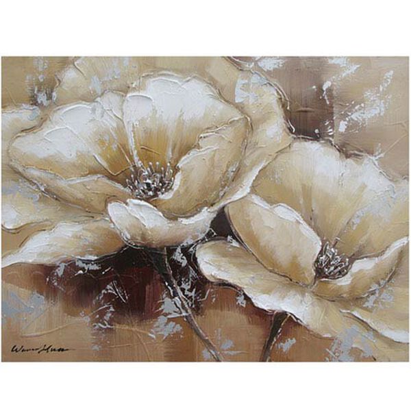 Full Bloom I 31 x 24 Acrylic Painting Reproduction, image 1
