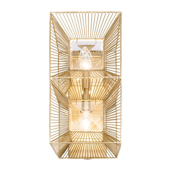 Arcade Gold Two-Light Wall Sconce, image 4