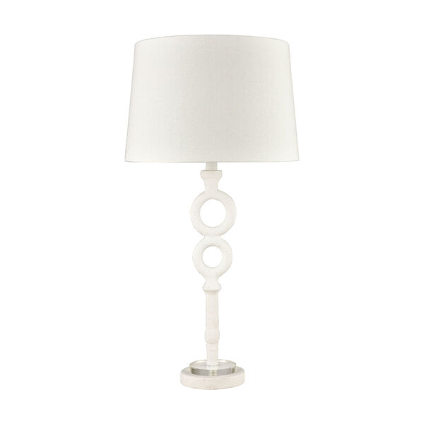 Hammered Home White One-Light Table Lamp, image 2