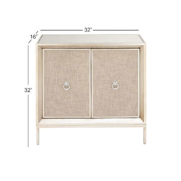 Beige Wood Cabinet, image 3