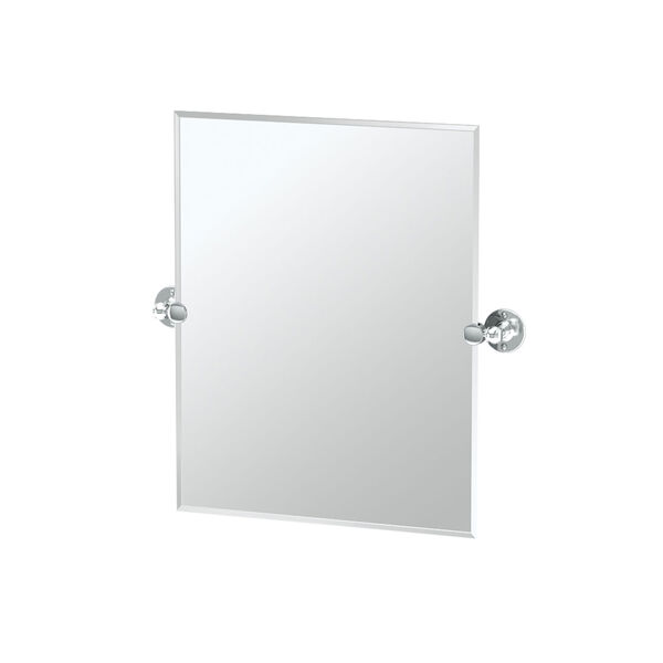 Cafe Chrome Small Rectangle Mirror, image 1