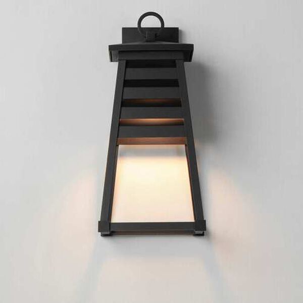 Shutters Black Nine-Inch One-Light Outdoor Wall Sconce, image 3