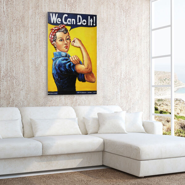 We Can Do It Mixed Media Hand Painted Dimensional Wall Art, image 4