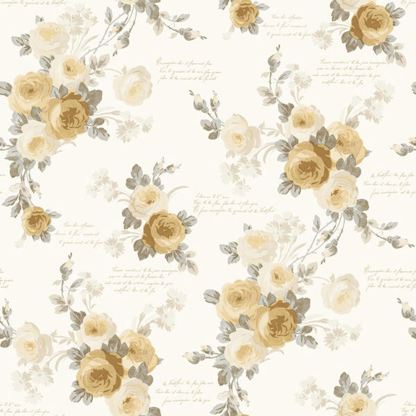 Heirloom Rose Removable Wallpaper, image 1