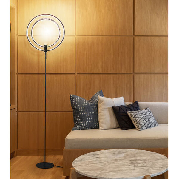 Eclipse Two-Light Integrated LED Floor Lamp, image 4