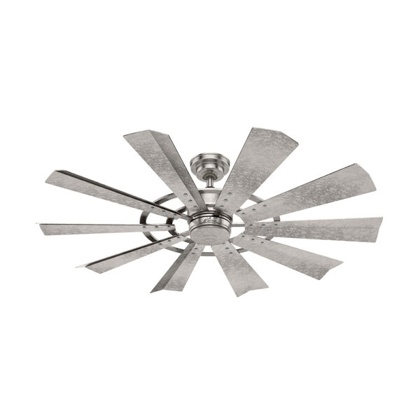 Crescent Falls Galvanized 52-Inch LED Ceiling Fan, image 4