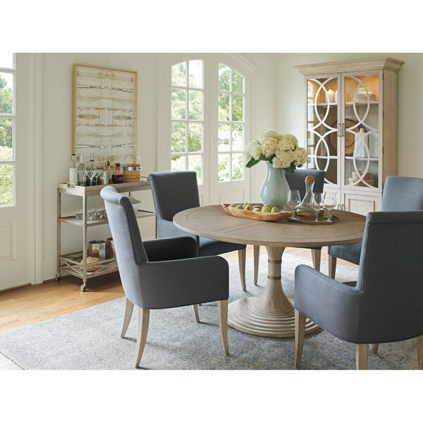 Malibu Warm Taupe 60-Inch Kingsport Round Dining Table, image 2