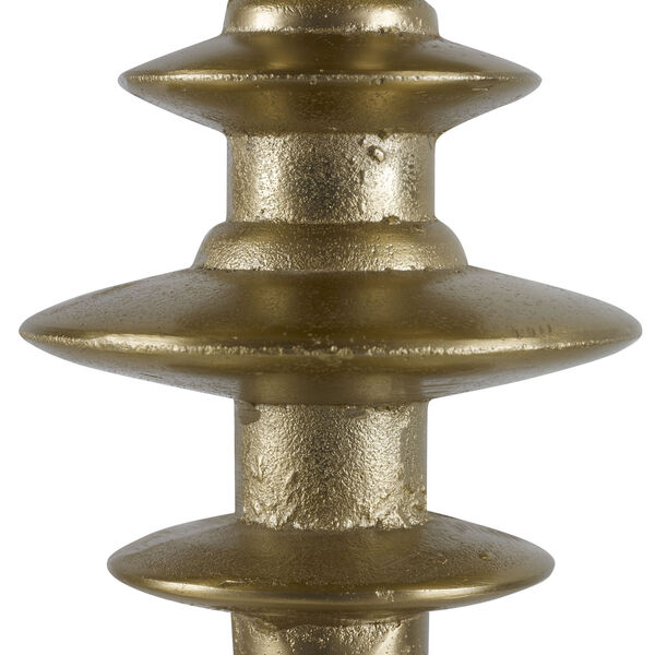 Highclere Antique Gold Candleholder, Set of 2, image 3