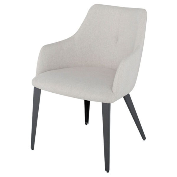 Renee Stone Gray and Black Dining Chair, image 1