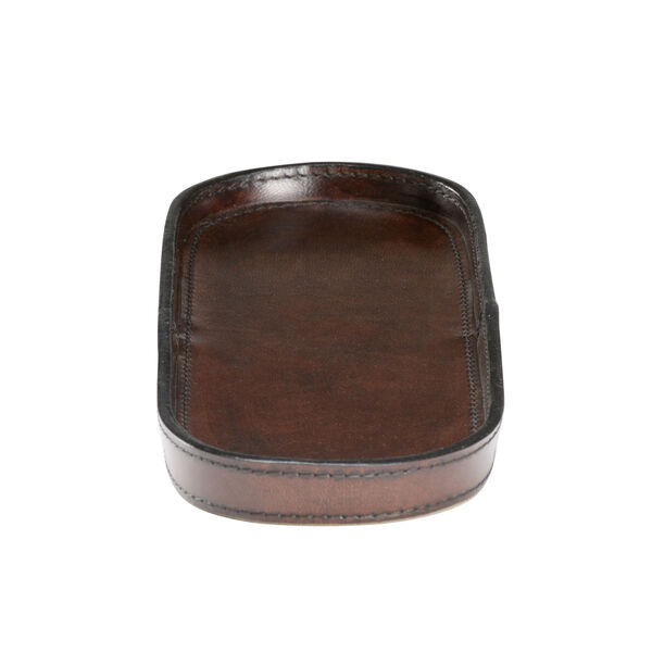 Dark Brown Small Oval Valet Tray, image 2