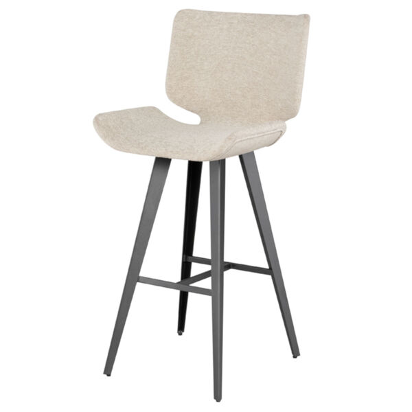 Astra Beige and Black Bar Stool, image 1
