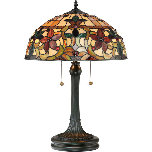 Kami Vintage Bronze Two-Light Table Lamp, image 1