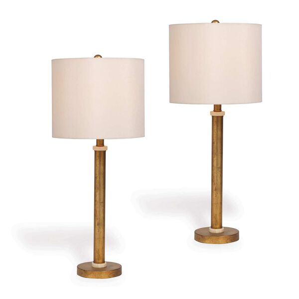 Diana Gold One-Light Table Lamp, Set of Two, image 1