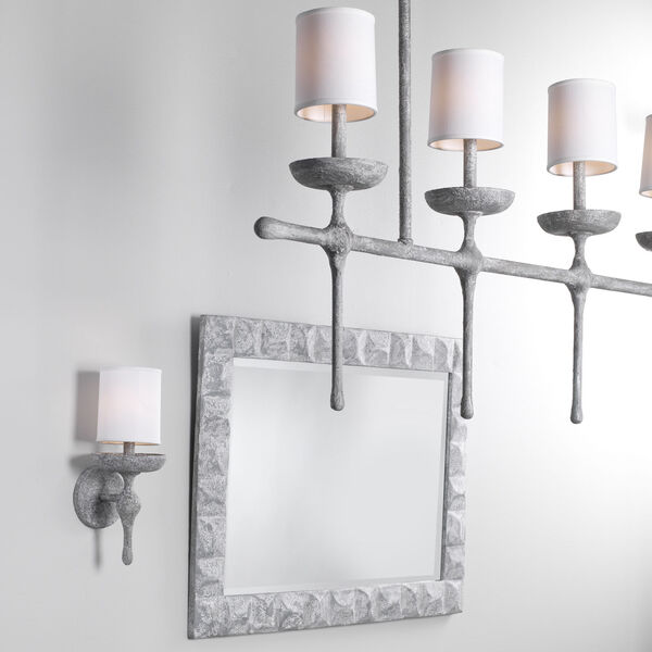 Concord Grey Plaster One-Light Wall Sconce, image 6