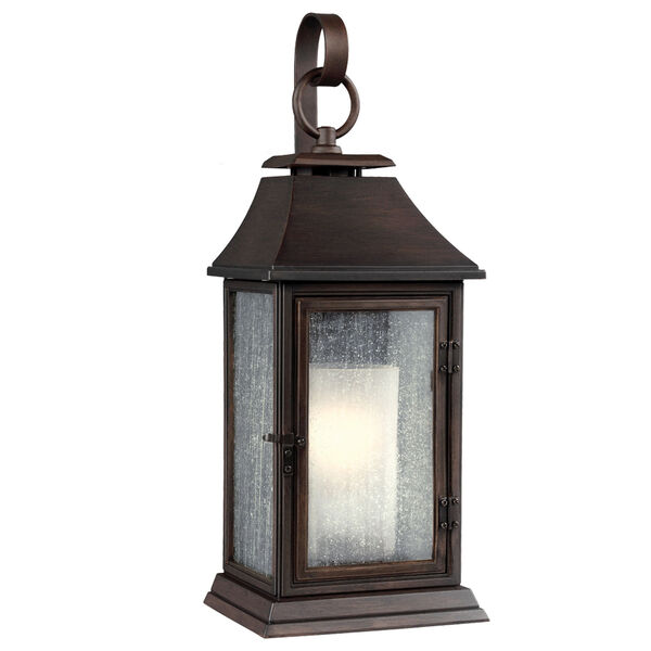 Shepherd Heritage Copper One-Light 9-Inch Wide Outdoor Wall Sconce, image 1
