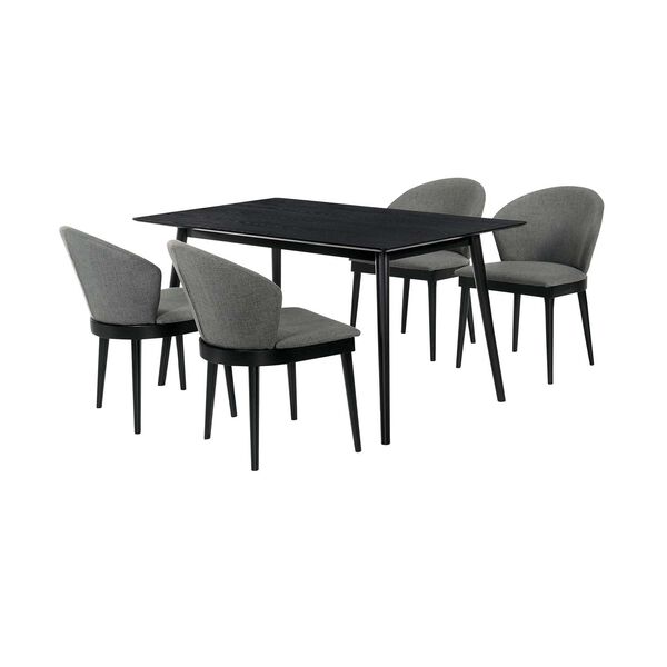 Westmont Juno Charcoal Five-Piece Dining Set, image 1