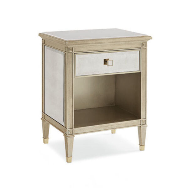 Classic Gold You Are a Beauty Nightstand, image 2